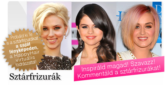 Szt�rfrizur�k a HappyHair-ben